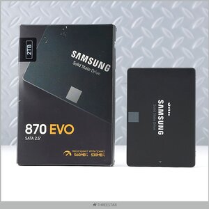 1円～ Samsung 870 EVO 2TB SSD MZ-77E2T0B/IT サムスン SSD 【221】