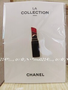 ◆新品 未開封 Chanel シャネルラ コレクション CHANEL LA COLLECTION ノベルティ リップ型 ピンバッジ ◆送料無料◆