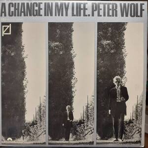 レア！日本盤初版 日本グラモフォンLP！ Peter Wolf / A Change In My Life 1971年 POLYDOR MP2155 Frank Zappa Bandキーボード 初リーダー