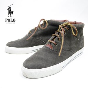 9.5D表記　27.5cm相当　POLO by RALPH LAUREN　ポロ　ラルフローレン　スエード　チャッカブーツ　/U8019