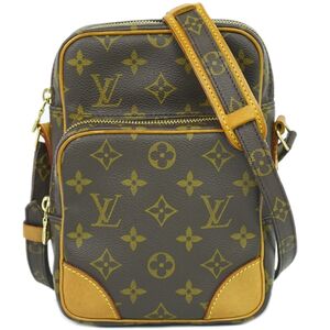 本物 ルイヴィトン LOUIS VUITTON LV アマゾン モノグラム ショルダーバッグ ポシェット ブラウン M45236