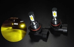 車検対応 黄金色 イエロー HB4 LED フォグランプ SG5/SG9/SH5 フォレスター BL/BM/BP/BR レガシィ 2個セット黄色