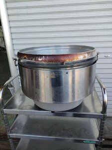 √OG√ リンナイ 業務用炊飯器 RR-40S1 中古品 蓋なし W540×D510×H380 LPガス √Z-230275