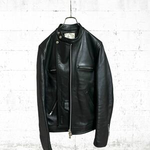 名作 sacai 本革 シングル レザー ライダース ジャケット ダブル 牛革 サカイ 黒色 ブラック 3 Lサイズ カウハイド ダブルジップ