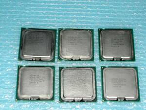 ジャンクCPUセット　古いCore2 Duoの6枚セット　LGA775　03