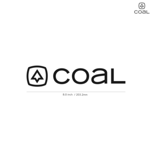 【COAL】コール★02★ダイカットステッカー★切抜きステッカー★8.0インチ★20.3cm