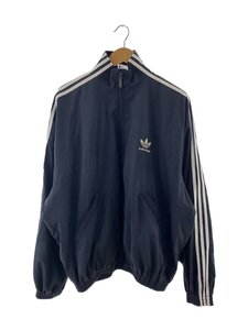 BALENCIAGA◆23SS/TRACKSUIT/オーバーサイズコットンテリージャージー/L/ポリエステル/ブラック//