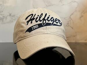 【未使用品】588KD★TOMMY HILFIGERトミー・ヒルフィガ－ チノキャップ 帽子 お洒落で合わせ易いベージュのコットン素材♪《FREEサイズ》