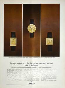 稀少・時計広告！1964年オメガ 時計広告/Omega Geneva Collection/Watches/Y