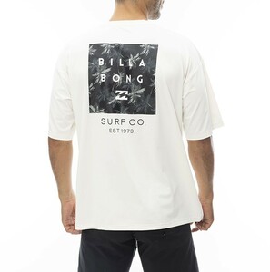 【SALE】★送料無料★2024春夏 新品【BILLABONG/ビラボン】RASH HALF SLEEVE TEE ラッシュガード ラッシュT CRM メンズL BE011-867