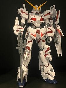 【市場希少品】ガンプラ ジャンク　HGUC 1/144 ユニコーンガンダム　デストロイモード　クリーニング済