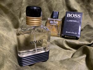 ARMANI eau pour homme vaporisateur100ml BOSS NO.1 30ml