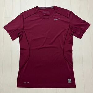 NIKE PRO COMBAT ナイキ プロ コンバット FITTED ドライフィット サイズM ゲームシャツ スポーツシャツ トレーニング 半袖 Tシャツ