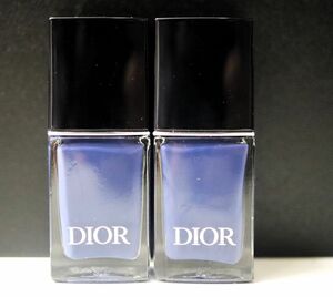 17★Christion Dior クリスチャンディオール ヴェルニ 796 デニム ネイル エナメル 2点 テスター◎5602-32