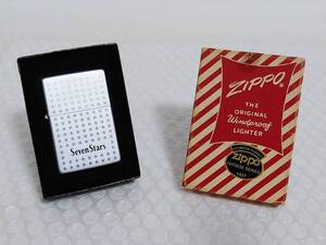 未着火品+非売品　Zippo　Seven Stars　1996　セブンスター