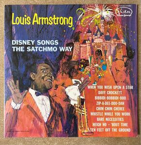  LOUIS ARMSTRONG☆ DISNEY SONGS The SATCHMO WAY LP 国内盤