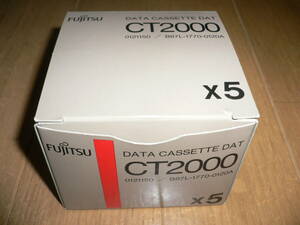 *新品 Fujitsu 富士通 DATA CASSETTE DAT CT2000 5本 0121150 B87L-1770-0120A データ カセットテープ ディーエーティー データー*