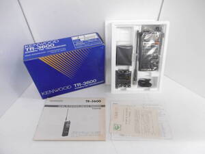 ハローCQ祭 未使用品!! TRIO-KENWOOD トリオ ケンウッド 430MHz FM トランシーバー TR-3600 アマチュア無線 開封済み TRANSCEIVER 長期保管