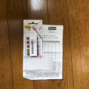 新品未開封納品書付き Supreme Post-it Flags Red 赤 ポストイット