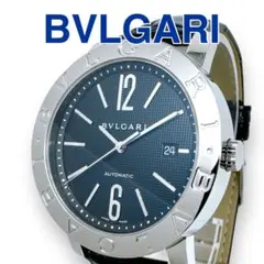 ブルガリ BVLGARI BB42SL 自動巻き 革ベルト 黒 メンズ 時計