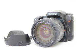 【訳あり品】 ソニー Sony α 100 MINOLTA AF ZOOM 24-85mm F3.5-4.5 デジタル一眼 M984