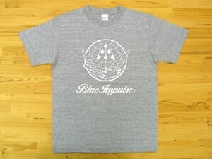 航空自衛隊 Blue Impulse 杢グレー 5.6oz 半袖Tシャツ 白 XXL 大きいサイズ ミリタリー ブルーインパルス