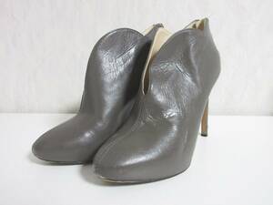 ナインウエスト NINE WEST レザー ブーティー 6 1/2M 北6220