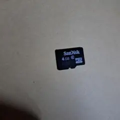 未フォーマット品　SanDisk micro SDHC カード　4GB　クラス4