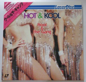 【美品】LD クール＆ザ・ギャング／ホット＆クール KOOL＆THE GANG／HOT&KOOL(LIVE) ’82年 三角帯付 歌詞・解説付 未DVD化(？) 希少品！ 