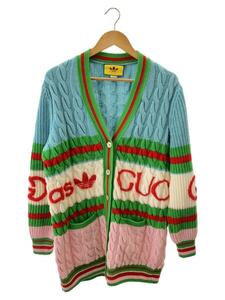 GUCCI◆22AW/Wool Cardigan/カーディガン(厚手)/S/ウール/PNK/717705 XKCQ3