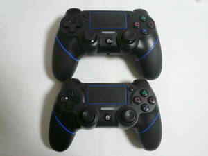 PS4 wireless controller　ワイヤレスコントローラー まとめ2個セット★通電確認のみ