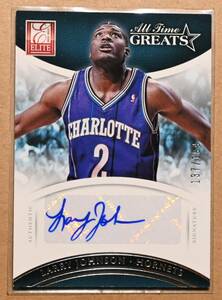 LARRY JOHNSON (ラリー・ジョンソン) 2013 ELITE AUTO サイン 199枚限定 トレーディングカード 【NBA シャーロットホーネッツ Hornets】