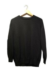 nanamica◆7G Crew Neck Sweater/セーター(薄手)/XS/コットン/BLK/無地/SUJS112