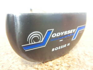 欠損有 激安出品♪ODYSSEY オデッセイ WORKS ROSSIE Ⅱ ワークス ロッシー2 パター 34インチ 純正スチールシャフト 中古品♪T1582