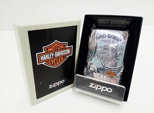 下松)【未使用】HARLEY-DAVIDSON ハーレーダビッドソン ZIPPO ジッポー HDP-16 ◆N2401072 MA30A