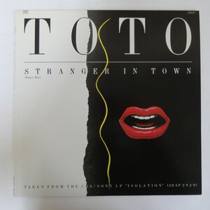 48038811;【国内盤/12inch/45RPM】Toto / Stranger In Town (Dance Mix)