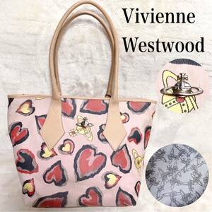 Vivienne Westwood ハート オーブ トートバッグ レザー ピンク ヴィヴィアンウエストウッド 肩がけ ショルダーバッグ ハンドバッグ