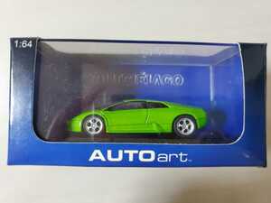 未開封☆AUTOart RAMBORGHINI ランボルギーニ MURCIELAGO ミニカー メタリックグリーン