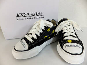 B180 美品 MIHARA YASUHIRO × STUDIO SEVEN スニーカー size5.5(23.5cm) C03FW705 ミハラヤスヒロ スタジオセブン