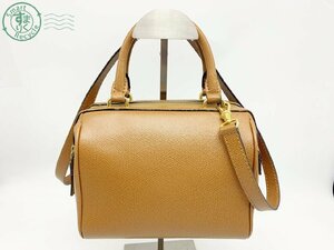 2406600449　♭ CELINE セリーヌ M94 ハンドバッグ ショルダーバッグ 2WAY ブラウン系×レザー 鞄 カバン 革 レディース 中古