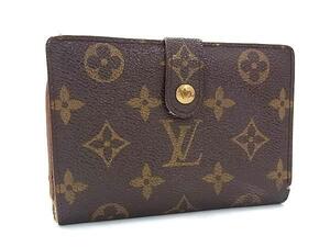 1円 LOUIS VUITTON ルイヴィトン M61663 モノグラム ポルトモネ ビエ ヴィエノワ 二つ折り 財布 ウォレット 札入れ ブラウン系 FJ4514