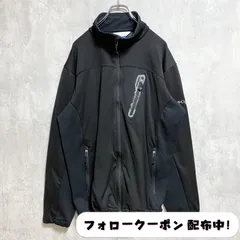 古着　used 　Columbia　コロンビア　長袖フルジップトラックジャケット　ジャージ　スポーツウェア　黒　ブラック