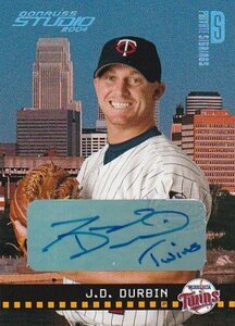 2004 DONRUSS STUDIO PS PROOF J.D.Durbin RC Auto #/250 元ソフトバンク 来日外国人 J.D.ダービン直筆サインカード