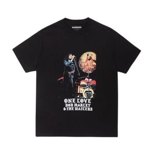 新品 WACKO MARIA × BOB MARLEY 24AW CREW NECK T-SHIRT コラボ ボブマーリー Tシャツ ワコマリア XXL ブラック