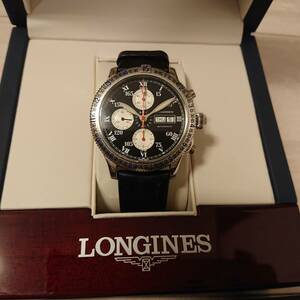 LONGINES LINDBERGH リンドバーグクロノグラフ　裏スケルトン 42mmフェイス