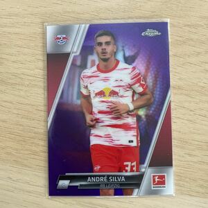 2022 Topps Chrome Bundesliga Purple Foil Andre Silva 296/299