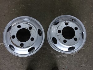 16X51/2K　115　20.32　ダイナ　デュトロ　中古スチールホイール　２枚　（061009）