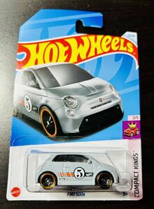 ホットウィール フィアット 500e グレー Hot Wheels FIAT COMPACT KINGS