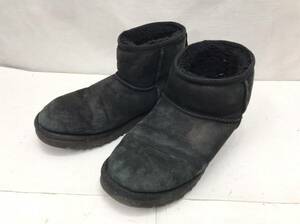 UGG アグ ムートンブーツ ショートブーツ ブラック 25cm 24111502