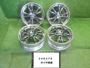 TANABEタナベ ヴィエナメリージア　アルミホイール4本 18インチ　18×7.5J PCD114.3 5穴 インセット+48(240279)